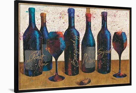 Wine Splash Light I-null-Framed Art Print