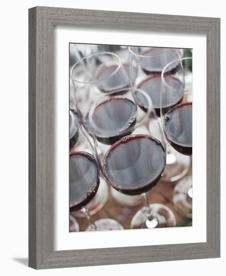 Wine Tasting, Bodega Marques De Riscal Winery, Elciego, Basque Country Region, Spain-Walter Bibikow-Framed Photographic Print