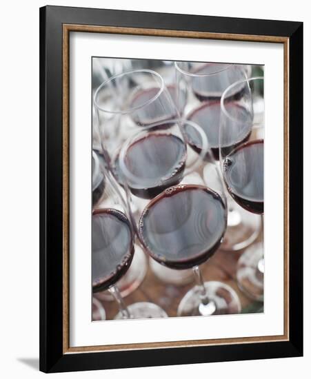 Wine Tasting, Bodega Marques De Riscal Winery, Elciego, Basque Country Region, Spain-Walter Bibikow-Framed Photographic Print