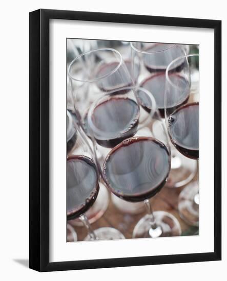 Wine Tasting, Bodega Marques De Riscal Winery, Elciego, Basque Country Region, Spain-Walter Bibikow-Framed Photographic Print