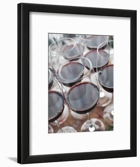 Wine Tasting, Bodega Marques De Riscal Winery, Elciego, Basque Country Region, Spain-Walter Bibikow-Framed Photographic Print