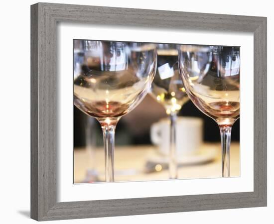 Wine Tasting Glasses, Restaurant Red, Hotel Madero Sofitel, Puerto Madero, Buenos Aires, Argentina-Per Karlsson-Framed Photographic Print