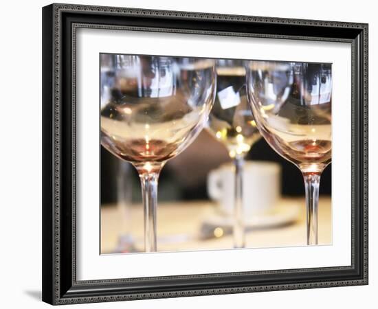 Wine Tasting Glasses, Restaurant Red, Hotel Madero Sofitel, Puerto Madero, Buenos Aires, Argentina-Per Karlsson-Framed Photographic Print