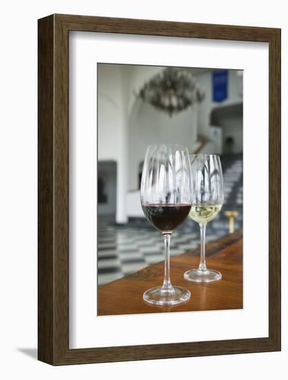 Wine Tasting Room at Vineyard-Jon Hicks-Framed Photographic Print