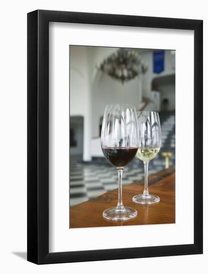 Wine Tasting Room at Vineyard-Jon Hicks-Framed Photographic Print