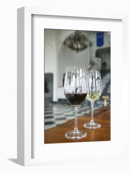 Wine Tasting Room at Vineyard-Jon Hicks-Framed Photographic Print