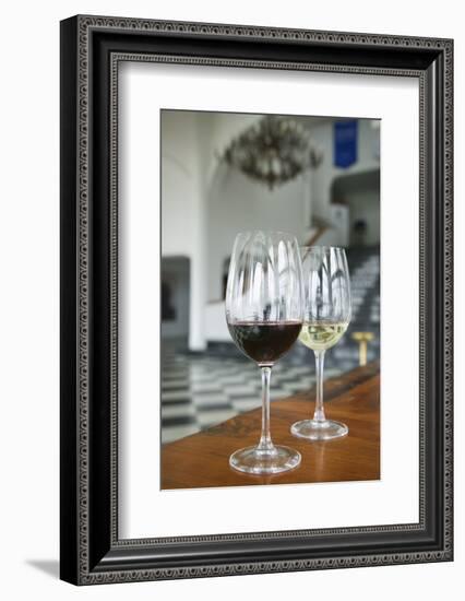 Wine Tasting Room at Vineyard-Jon Hicks-Framed Photographic Print