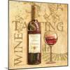 Wine Tasting Square-Gregory Gorham-Mounted Art Print