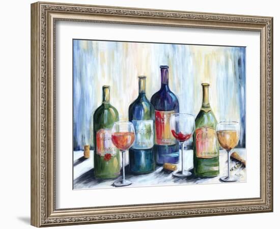 Wine Time-Marilyn Dunlap-Framed Art Print