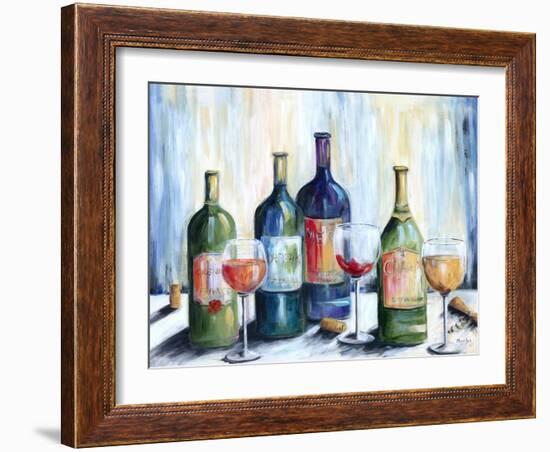 Wine Time-Marilyn Dunlap-Framed Art Print