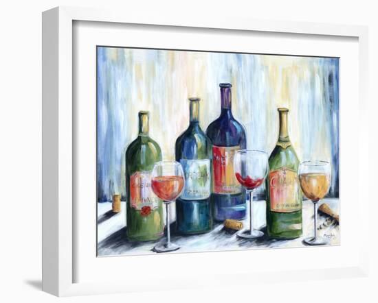 Wine Time-Marilyn Dunlap-Framed Art Print