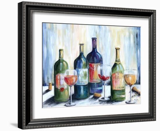 Wine Time-Marilyn Dunlap-Framed Art Print