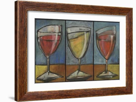 Wine Trio Triptych-Tim Nyberg-Framed Giclee Print