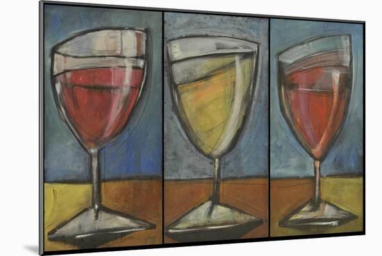 Wine Trio Triptych-Tim Nyberg-Mounted Giclee Print