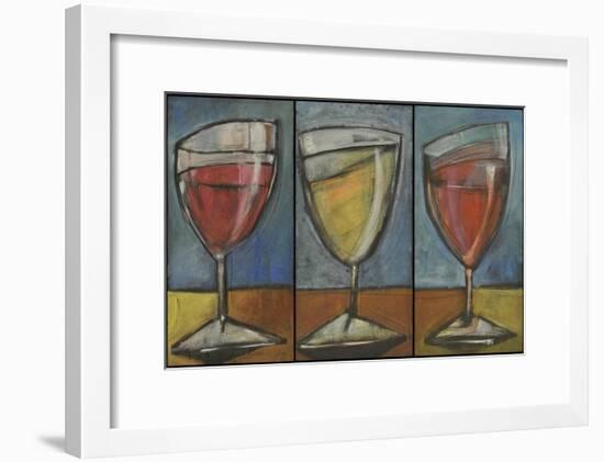 Wine Trio Triptych-Tim Nyberg-Framed Premium Giclee Print