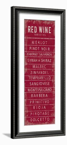 Wine Varieties III-The Vintage Collection-Framed Giclee Print