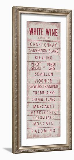 Wine Varieties IV-The Vintage Collection-Framed Giclee Print