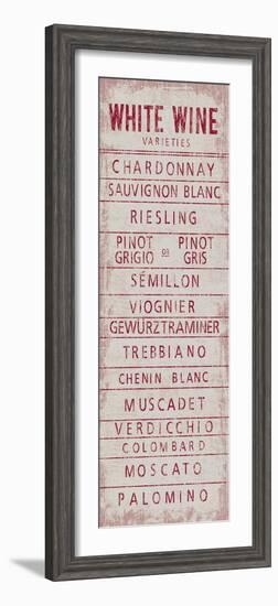 Wine Varieties IV-The Vintage Collection-Framed Giclee Print