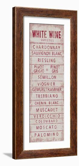 Wine Varieties IV-The Vintage Collection-Framed Giclee Print