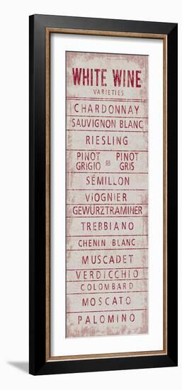 Wine Varieties IV-The Vintage Collection-Framed Giclee Print