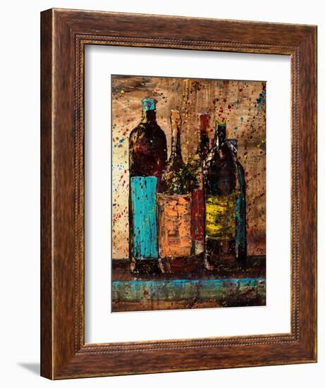 Wine Vino Wine II-Jodi Monahan-Framed Premium Giclee Print