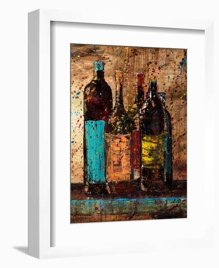 Wine Vino Wine II-Jodi Monahan-Framed Premium Giclee Print