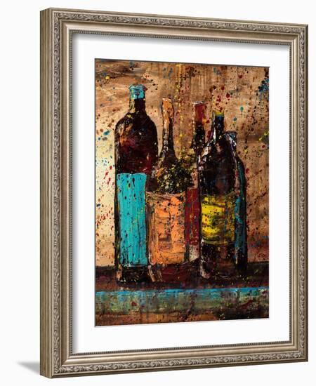 Wine Vino Wine II-Jodi Monahan-Framed Art Print