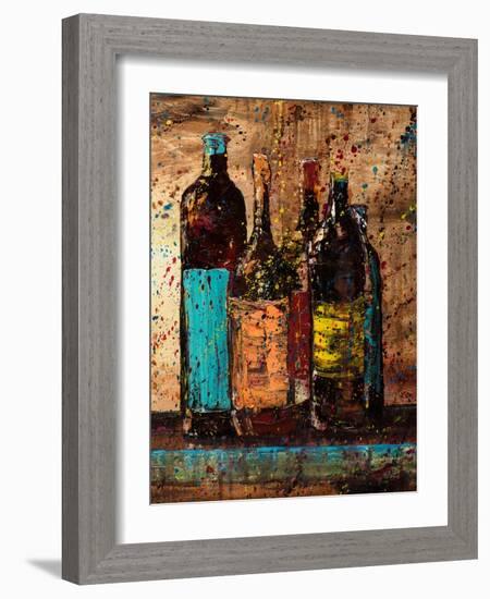 Wine Vino Wine II-Jodi Monahan-Framed Art Print