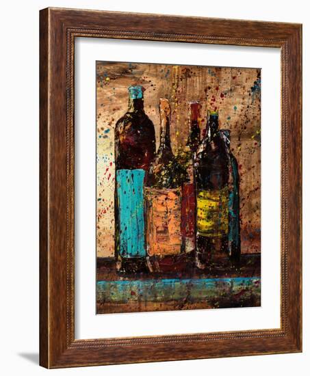 Wine Vino Wine II-Jodi Monahan-Framed Art Print