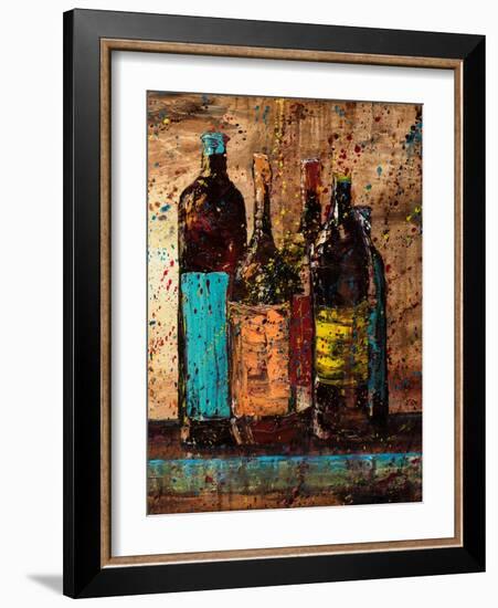 Wine Vino Wine II-Jodi Monahan-Framed Art Print