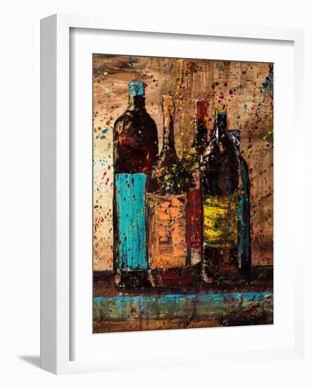 Wine Vino Wine II-Jodi Monahan-Framed Art Print