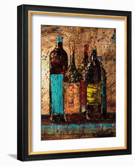 Wine Vino Wine II-Jodi Monahan-Framed Art Print