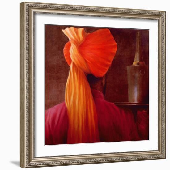 Wine Waiter at the Taj-Lincoln Seligman-Framed Giclee Print