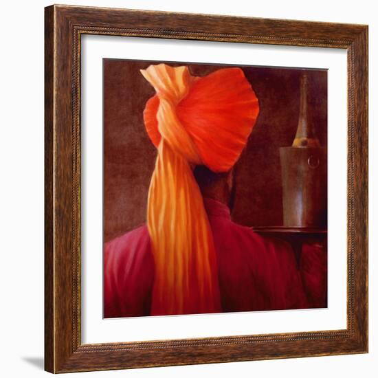 Wine Waiter at the Taj-Lincoln Seligman-Framed Giclee Print