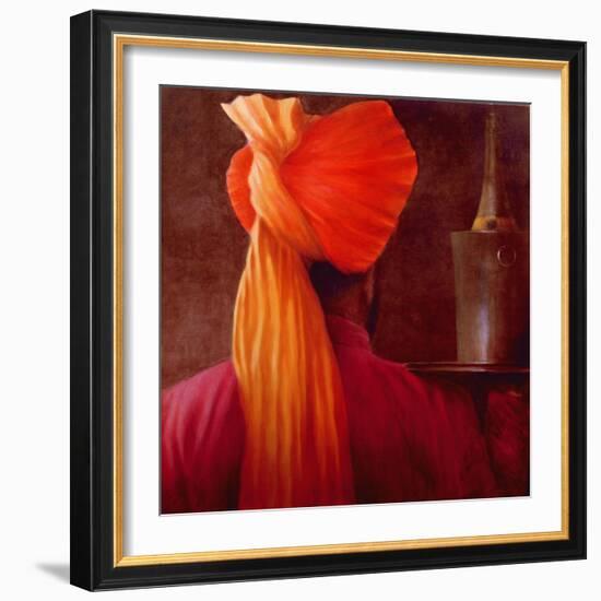 Wine Waiter at the Taj-Lincoln Seligman-Framed Giclee Print