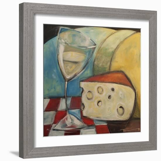 Wine Wedge and Wheel-Tim Nyberg-Framed Giclee Print