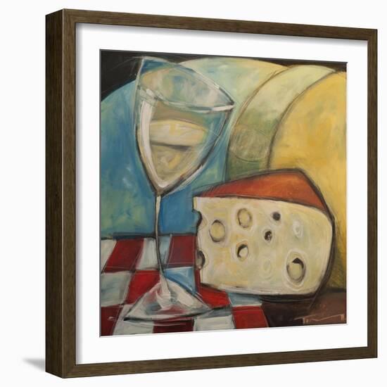 Wine Wedge and Wheel-Tim Nyberg-Framed Giclee Print