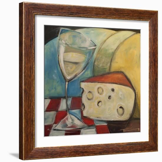 Wine Wedge and Wheel-Tim Nyberg-Framed Giclee Print