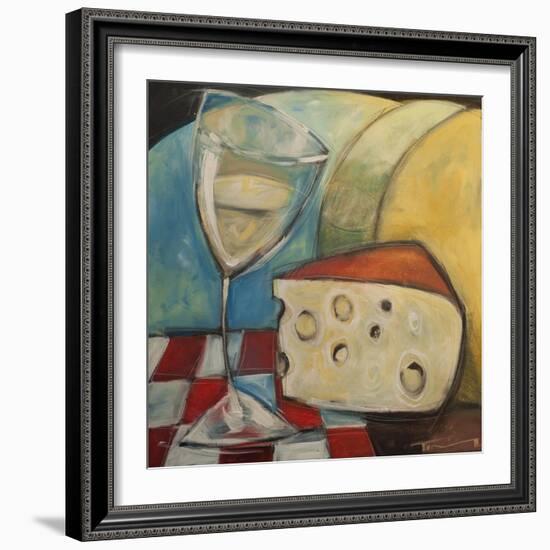 Wine Wedge and Wheel-Tim Nyberg-Framed Giclee Print