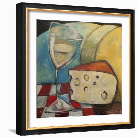 Wine Wedge and Wheel-Tim Nyberg-Framed Giclee Print