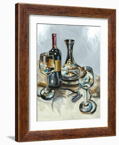 Wine with Dinner II-Heather A. French-Roussia-Framed Art Print