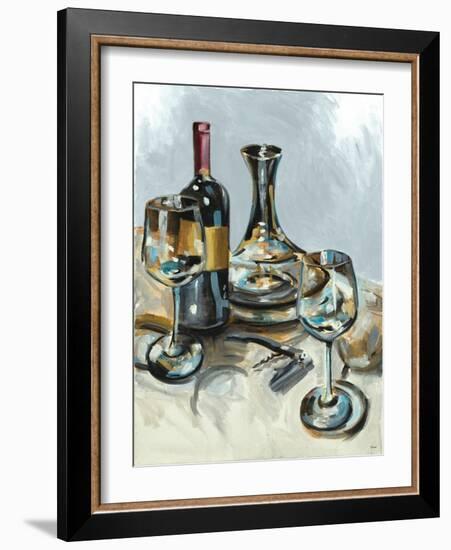 Wine with Dinner II-Heather A. French-Roussia-Framed Art Print