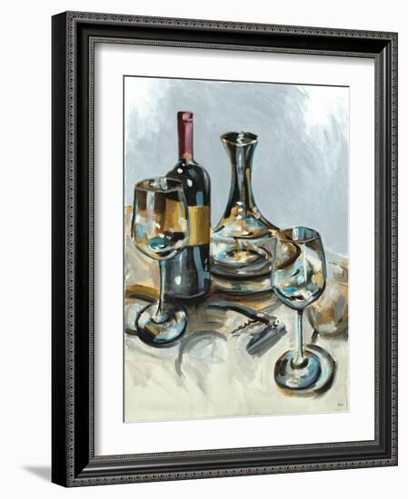 Wine with Dinner II-Heather A. French-Roussia-Framed Art Print