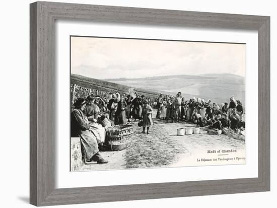 Wine Workers' Breakfast, Moet et Chandon-null-Framed Art Print