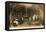 Wine Workers in French Cave-null-Framed Stretched Canvas