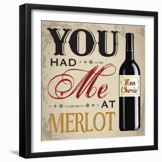 Wine & You 2-Melody Hogan-Framed Art Print