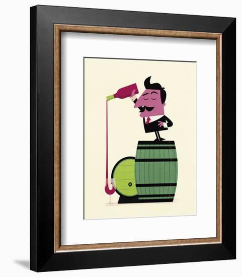 Wine-Spencer Wilson-Framed Art Print