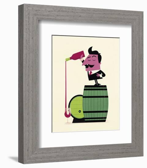 Wine-Spencer Wilson-Framed Art Print