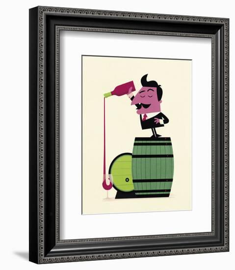 Wine-Spencer Wilson-Framed Art Print