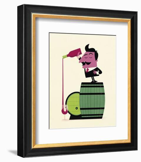 Wine-Spencer Wilson-Framed Art Print